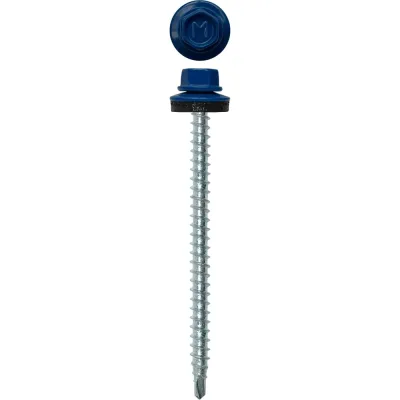 Кровельный саморез Daxmer 4,8х70 RAL 5005 сверло №1, 100 шт 00000304171
