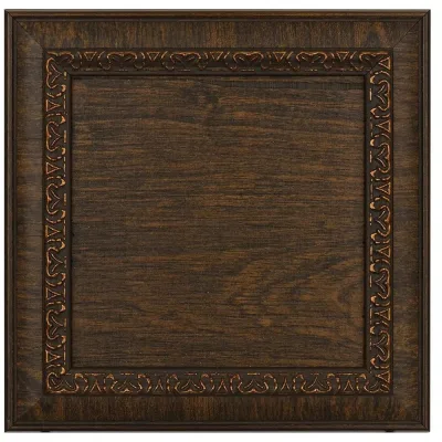 Соединительный элемент Cosca Decor D30-1 интерьерный багет, венге, 300x300 мм СПБ016885