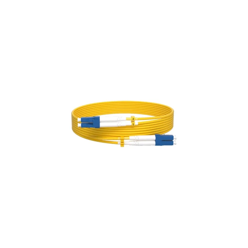 Патч-корд волоконно-оптический Filum FL-FOD-2.0-LC/U-LC/U-SM-15-LSZH-YL duplex, LC/UPC-LC/UPC, SM (OS2 9/125), LSZH, 15м 00-01313033