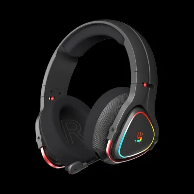 Наушники с микрофоном A4Tech Bloody MR710 черный 1.5м мониторные BT/Radio (MR710 BLACK) 1624586