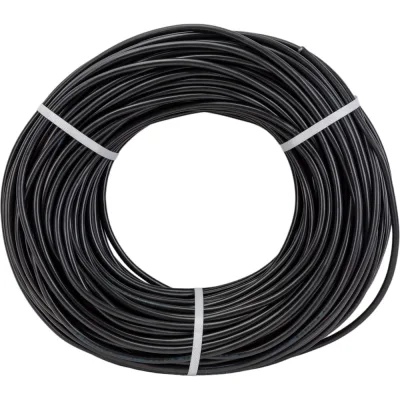 Провод ELITECONNECT ПВС 2х1 ГОСТ черный (5м) EC105-5-B