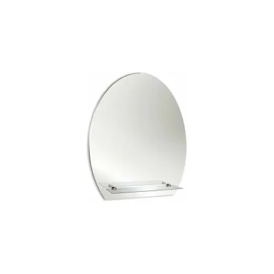 Зеркало MIXLINE "Уют" 500х575 (ШВ) с полкой 525474