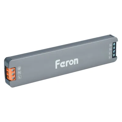 Трансформатор электронный для светодиодной ленты FERON 200W 24V 153х33.8х13мм IP20 (драйвер), LB010 , 53148