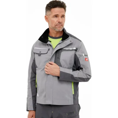 Куртка мужская TRUD TECHNO 2602, серый/салатовый, 2XL (52/54) 4650581540448 01.216085/2XL