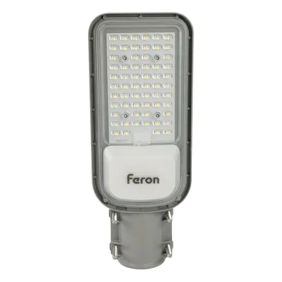 Уличный консольный светодиодный светильник FERON SP3040, 80W, 5000К, 9600Lm, серый, 41549