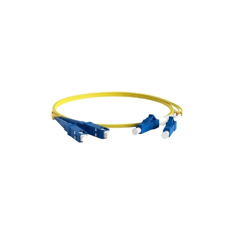Оптический патч-корд TWT PVC, дуплексный, LC/UPC-SC/UPC, SM OS2, 10 м 2LC-2SC/SU-10 TWT-2LC-2SC/SU-10