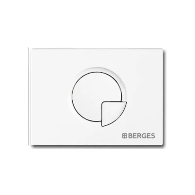Кнопка для инсталляции BERGES NOVUM R1 белая 040021