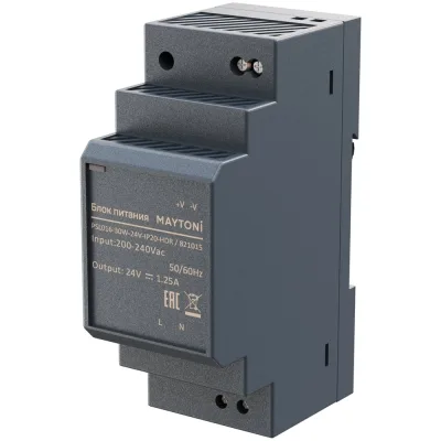 Блок питания Maytoni PSL016 24В, 30Вт, IP20, HDR 821015