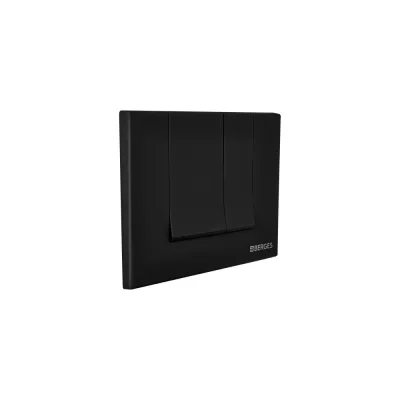 Кнопка для инсталляции BERGES NOVUM S5 Soft Touch черная 040045