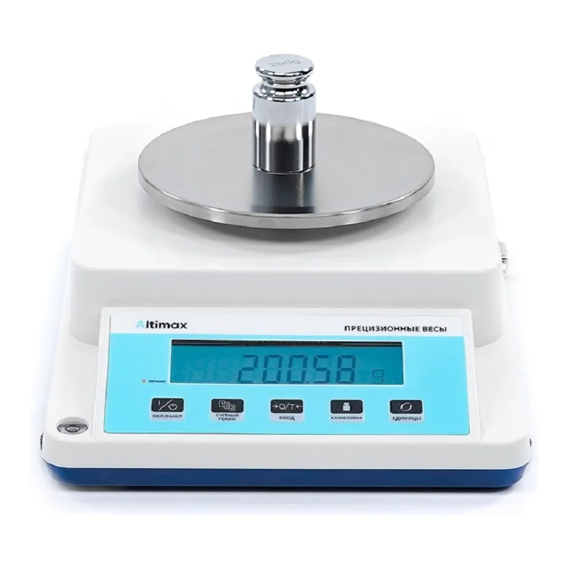 Весы с поверкой Altimax BP-2-1100 прецизионные, лабораторные, внешняя калибровка, d-10мг, Max-1100г BP010206