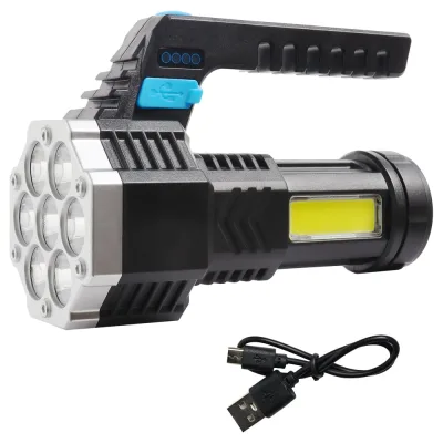 Фонарь-прожектор Smartbuy 4 режима, заряд через USB SBF-MP-900