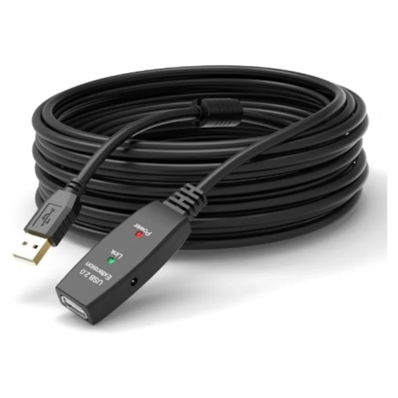 Кабель удлинитель KS-is активный USB 2.0 A M A F (KS-866) KS-866-25