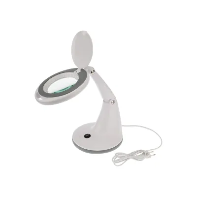 Настольная лупа REXANT 3D с подсветкой 30 SMD LED, ø100мм, белая 31-0245