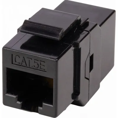 Адаптер проходной Filum FL-KJ-U5E-RJ45-RJ45-BK формата Keystone, RJ45-RJ45, Cat 5e, неэкранированный, черный 00-01293244