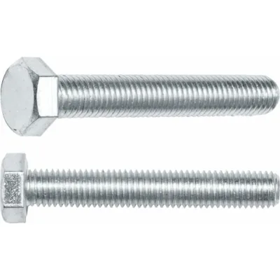 Шестигранный болт STARFIX М16x130 мм, цинк, класс прочности 5.8, DIN 933, 10 шт. SMC3-23583-10