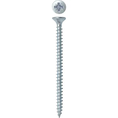 Универсальный саморез Rizzel Pz 3,5x50 белый цинк 7000 шт 00-00464164