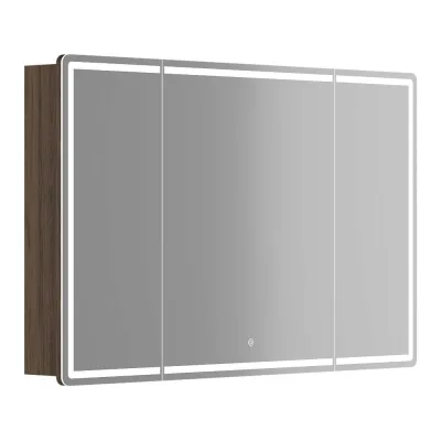 Зеркальный шкаф для ванной комнаты Sancos Mirror 1190x150x740 мм, с LED подсветкой, цвет дуб чарльстон MI120ECH