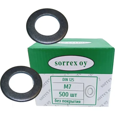 Шайба для болта SORREX М7 DIN 125, 500 шт. 0125,-0-074 500