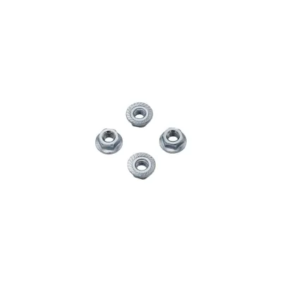 Гайка с фланцем Rizzel M16 DIN 6923 белый цинк 550 шт 00000326593