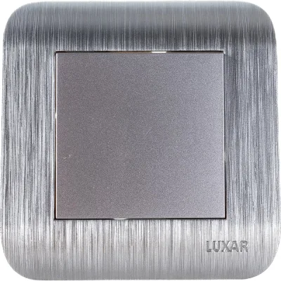 ΠΡΠΊΠ»ΡΡΠ°ΡΠ΅Π»Ρ LUXAR Deco Ρ/Ρ 1 ΠΊΠ»Π°Π²ΠΈΡΠ°, ΡΠ΅ΡΠ΅Π±ΡΠΎ Ρ ΡΠΈΡΠ»Π΅Π½ΠΎΠΉ ΡΠ°ΠΌΠΊΠΎΠΉ, 250Π 10Π 4606400620198