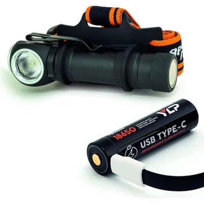 Фонарь ЯРКИЙ ЛУЧ LH-700 ENOT PRO ACCU налобный/ручной OSRAM P9 700лм, акк YLP 18650 3400mah с встр. ЗУ 4606400106838