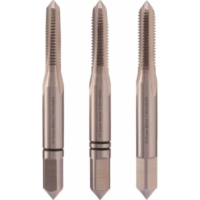 Набор метчиков из 3-х шт. H-Tools М4 шаг 0.7мм DIN352 HSS-G 230040HT