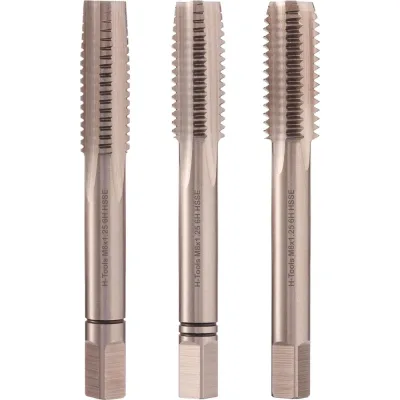 Набор метчиков из 3-х шт. H-Tools М8 шаг 1.25мм DIN352 HSSE 230080EHT