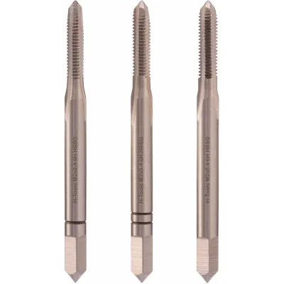 Набор метчиков из 3-х шт. H-Tools М2 шаг 0.4мм DIN352 HSS-G 230020HT