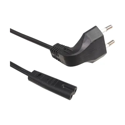 Кабель питания FL-PC2.5-EUA-C7-3M CEE 7/16 угловая -С13, 2х0.5, 220В, 2.5A, чёрный, 3м Filum 00-01115458