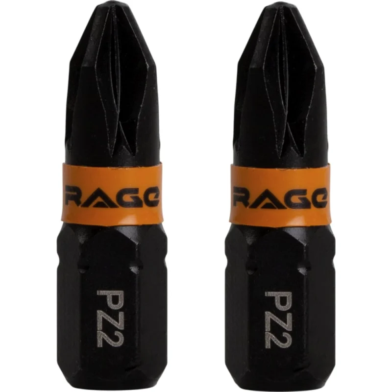 Биты магнитные RAGE S2 3rd generation PZ2 x 25 мм 2 шт 554451
