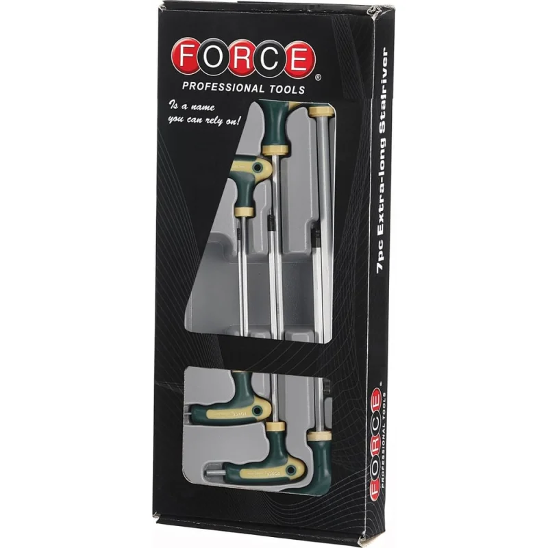 Набор Г-образных шестигранных ключей с шаром в ложементе 6 предметов FORCE 50637