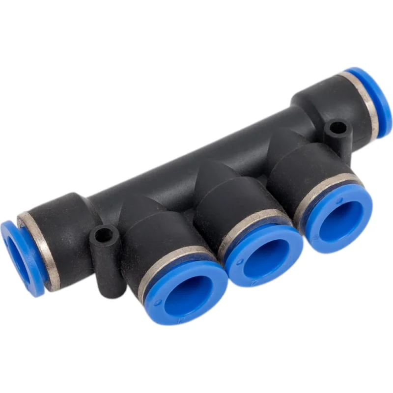 Фитинг SPK-12 пластик 12 мм на пять входов BlackWeld 5404bw