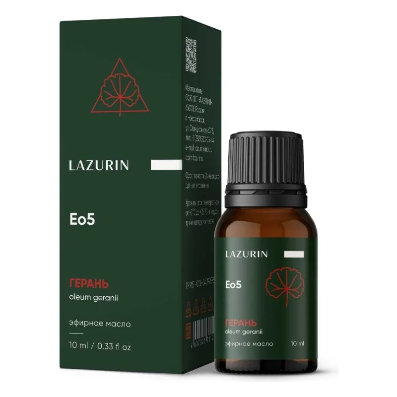Эфирное масло LAZURIN Герань Eo5