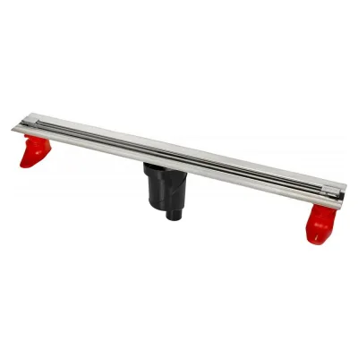 Напольный желоб водосток BERGES SUPER Slim 800 S-сифон, D50/105, H30/80, 48l/m 091054