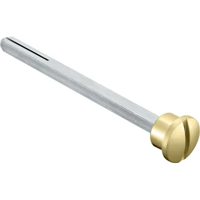 Четырехгранник MORELLI LUX-SPINDLE-WC 110 OSA 110мм с кнопкой удлиненный -для завертки, цвет-матовое золото 9012978