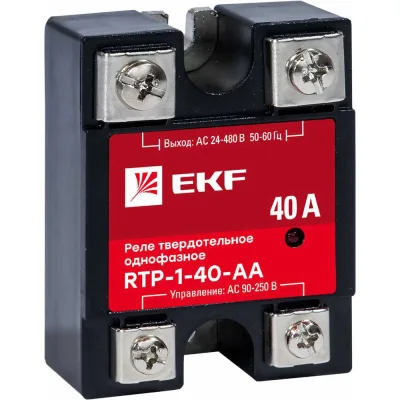 Твердотельное реле EKF однофазное RTP-40-AA PROxima rtp-1-40-aa