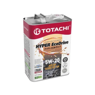 Моторное масло TOTACHI HYPER Ecodrive Fully Synthetic SP/GF-6A/RC 5W-20, 4л E1404