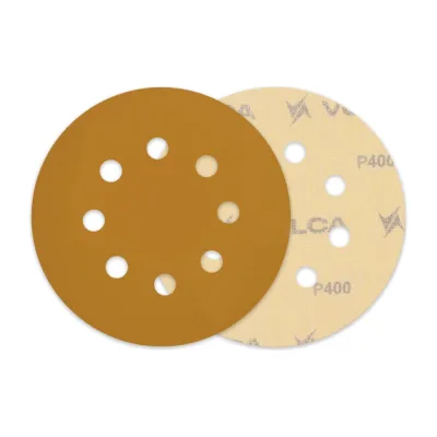 Диск абразивный на бумажной основе SAPPHIRE 125 мм, 8 отв., P400, 100 шт VOLCA 55110114040