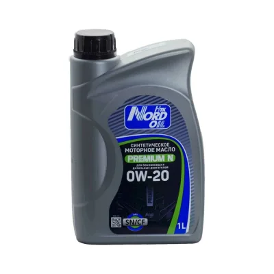 Моторное масло NORD OIL Premium N 0W-20 SN/CF 1 л NRL101