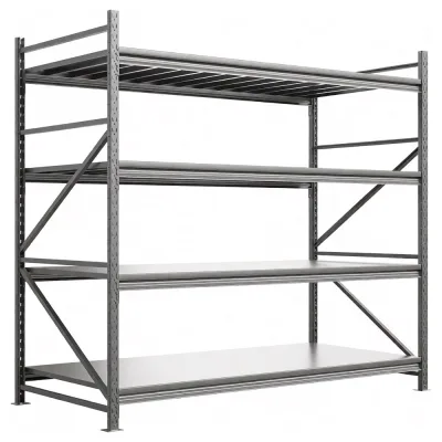 Среднегрузовой стеллаж HONEYCOMB Optimus Pro 2500х2100х1000, 4 яруса, усиленный M-НСГР250021001000ОЦ4У