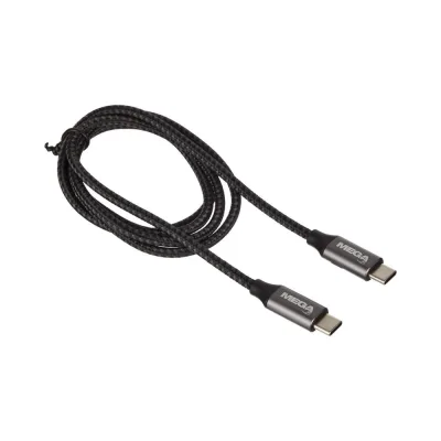 Кабель BigTech 100W, 5A, 1м, Type-C to Type-C, for MacBook, черный BT-JCBL-008/U178 1639361