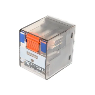 Промежуточное реле Schrack Technik PT, 3 переключающих контакта, 10А, 24VDC артикул Австрия PT370024