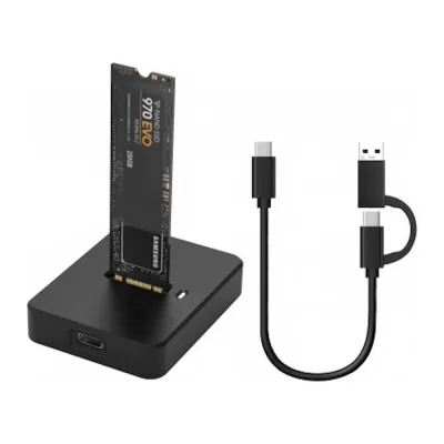 ΠΠΎΠΊ ΡΡΠ°Π½ΡΠΈΡ KS-is 2 Π² 1 USB Π΄Π»Ρ Π½Π°ΠΊΠΎΠΏΠΈΡΠ΅Π»Π΅ΠΉ M.2 NVMe, M.2 SATA KS-911