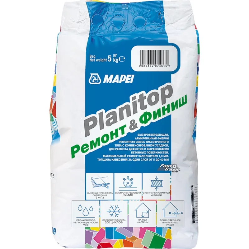 Ремонтный состав Ремонт и финиш MAPEI PLANITOP (5 кг) 2031905A