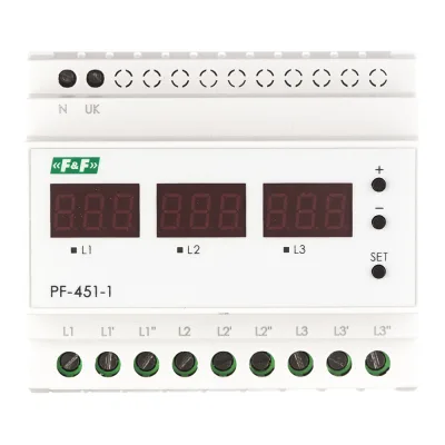 Переключатель фаз F&F PF-451-1 автоматический 63 А (EA04.005.005)