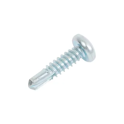 Саморез ZAMETAL 6,3x25 со сверлом и полусфер. головкой, DIN 7504N, оц., уп. 250 шт. ZA082112