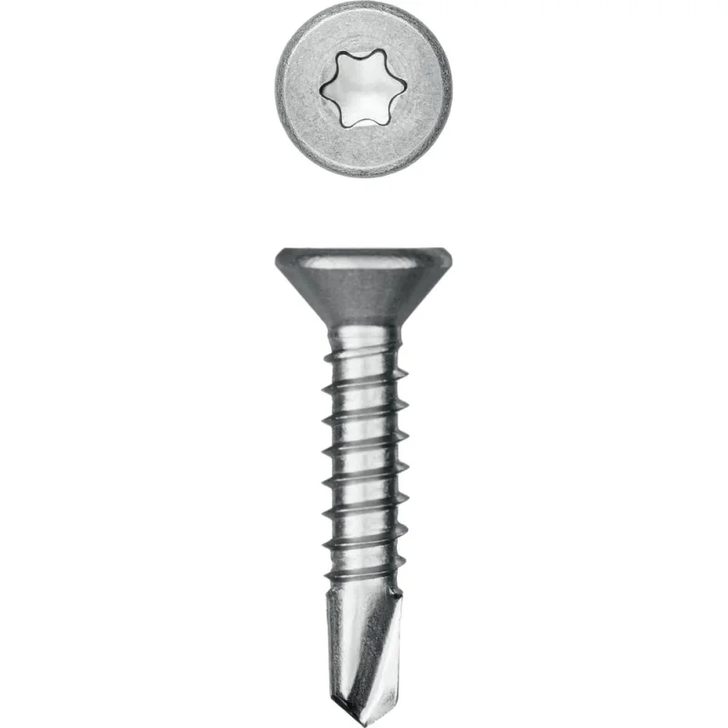 Нержавеющие саморезы KRAFTOOL DS-C с потайной головкой, 19x4.2 мм, 450 шт. 300932-42-019