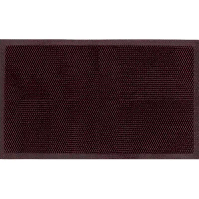 Напольный коврик ComeForte mesh mat 45x75 см, красно-черный MM-06