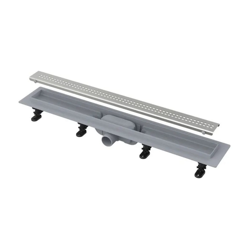 Водоотводящий желоб Alcadrain APZ9-750M Simple с порогами для перфорированной решетки 00022301