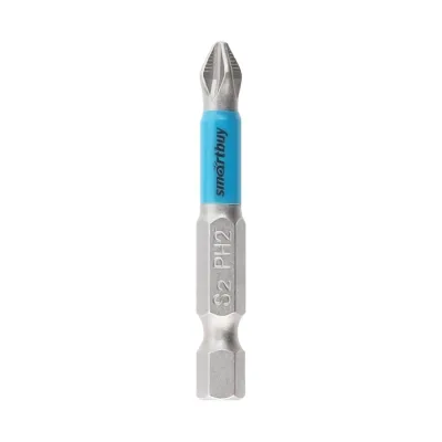 Бита для шуруповерта PH2, 50 мм, S2, 10 шт Smartbuy SBT-SCB-PH2-50p2